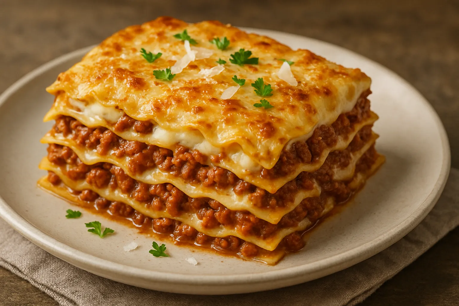 Lasaña Boloñesa Auténtica